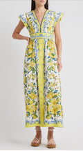 Farm Rio Sicily Scarf Printed Dress - size XXS (REED Charitable Foundation)