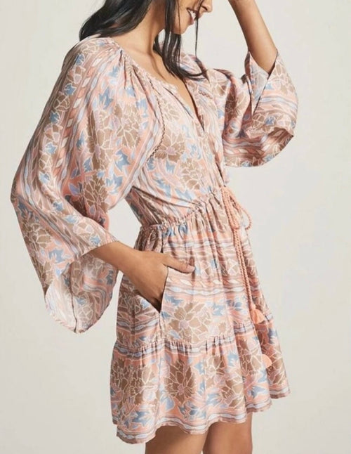 Anthropologie Tie Waist Pocket Dress