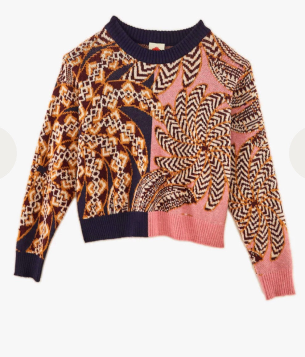 Farm Rio Yawanawa Vanahu Sweater - size medium (Kim Chappell)