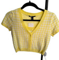 Forever 21 Cropped Cardigan Set - size small