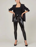 Spanx Patent Faux Leather Leggings- size large (Kim Chappell)