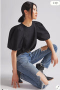 Anthropologie Sunday in Brooklyn Puff Sleeve Top - size medium
