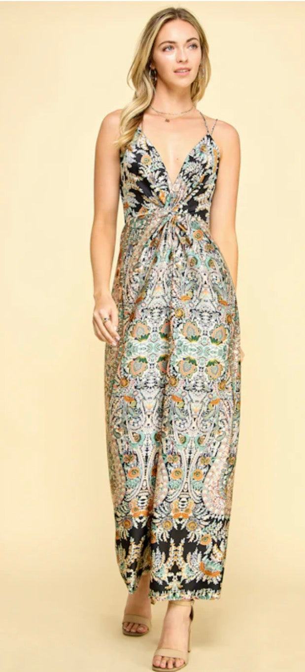 Millibon Silk Jumpsuit - size medium