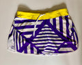 NIKE GEOMETRIC TENNIS SKIRT (medium) purple/white/yellow