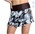 FAYE + FLORIE TENNIS SKIRT (small) black/white camo
