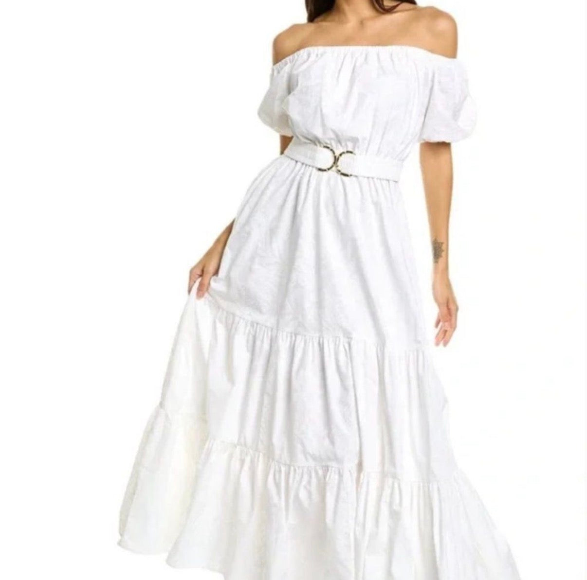 Lilly Pulitzer NWT Nessa Off the Shoulder Dress w/ belt Size Small