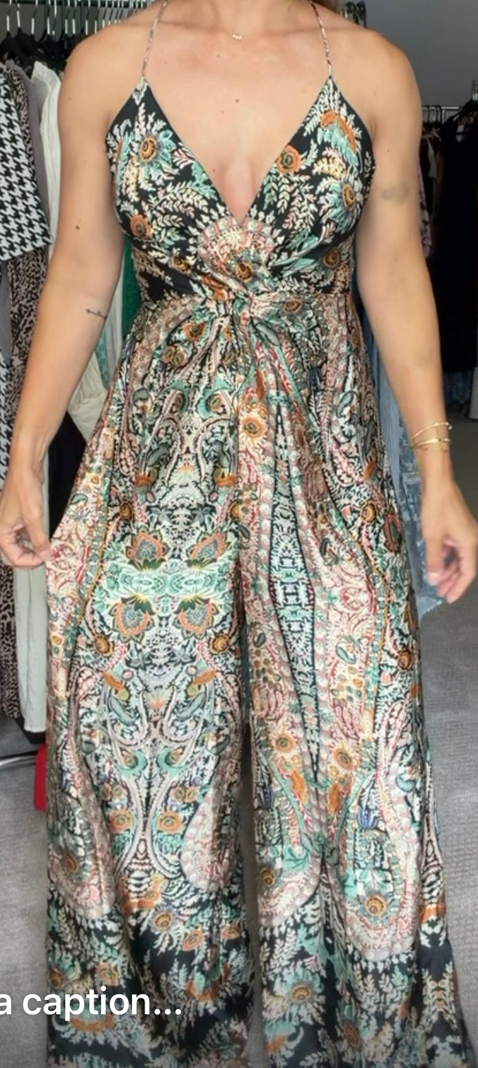 Millibon Silk Jumpsuit - size medium