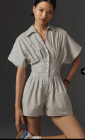 Exquise Pleated Romper - size large