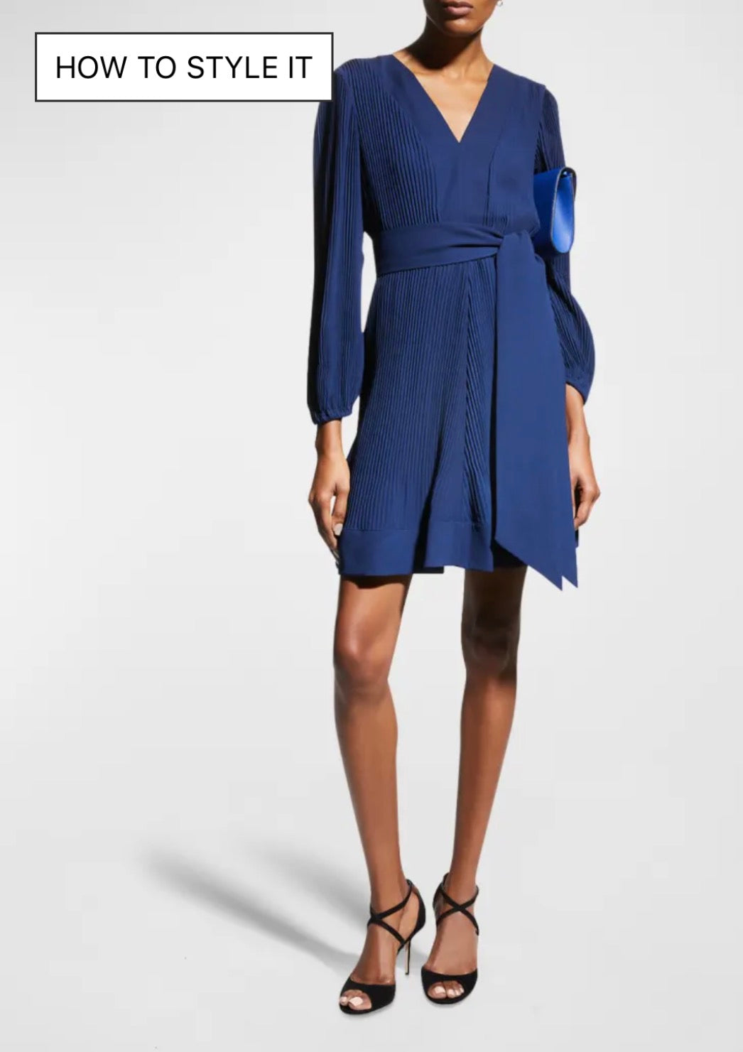 Milly Liv Pleated Dress - size 8 (Kim Chappell)