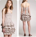 J Crew Liberty of London Ruffle Mini Dress - size (Kim Chappell)