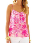 Lilly Pulitzer Dusk Silk Tank - size medium