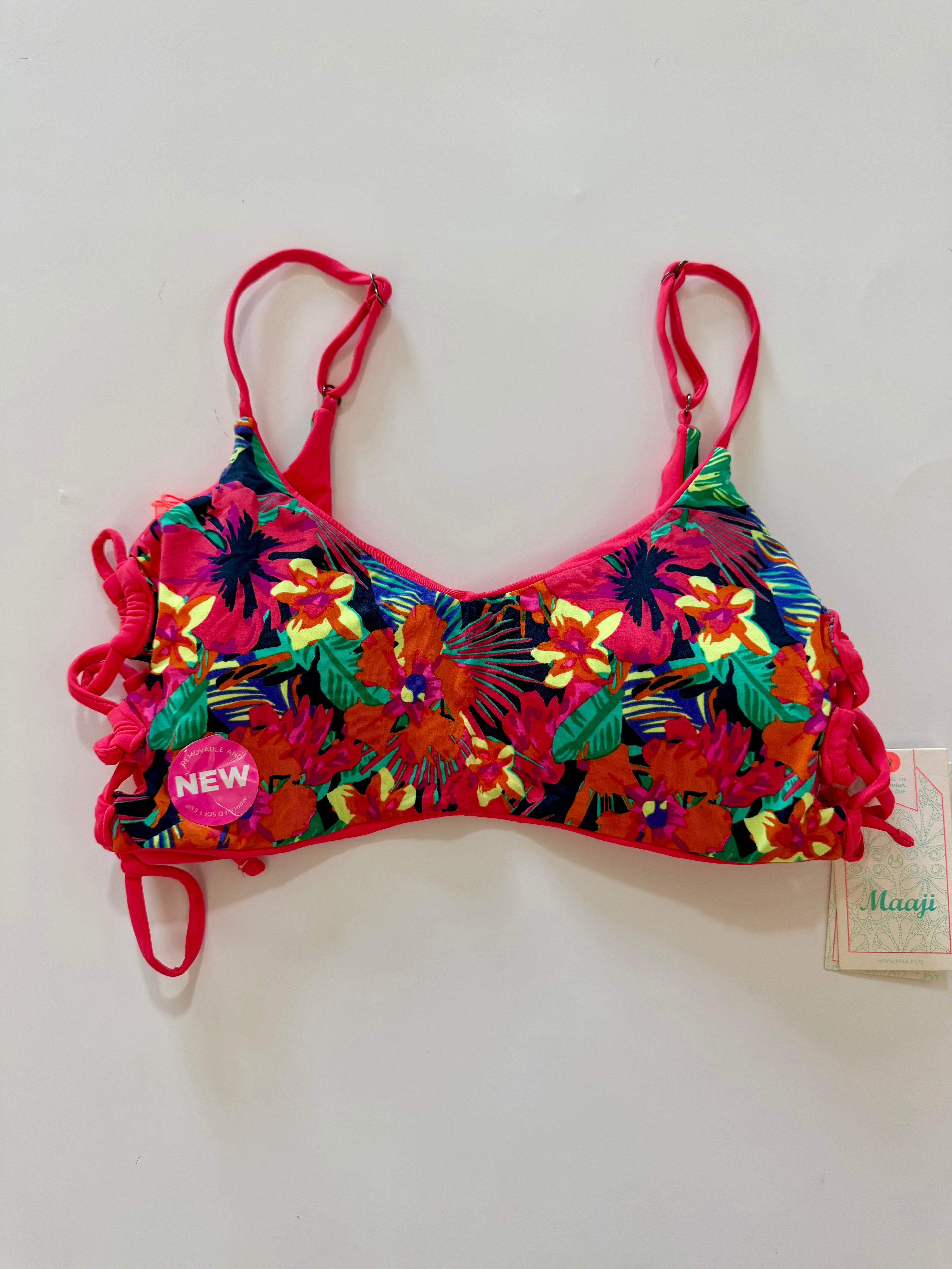 Maaji Reversible Swim Top NWT - size large