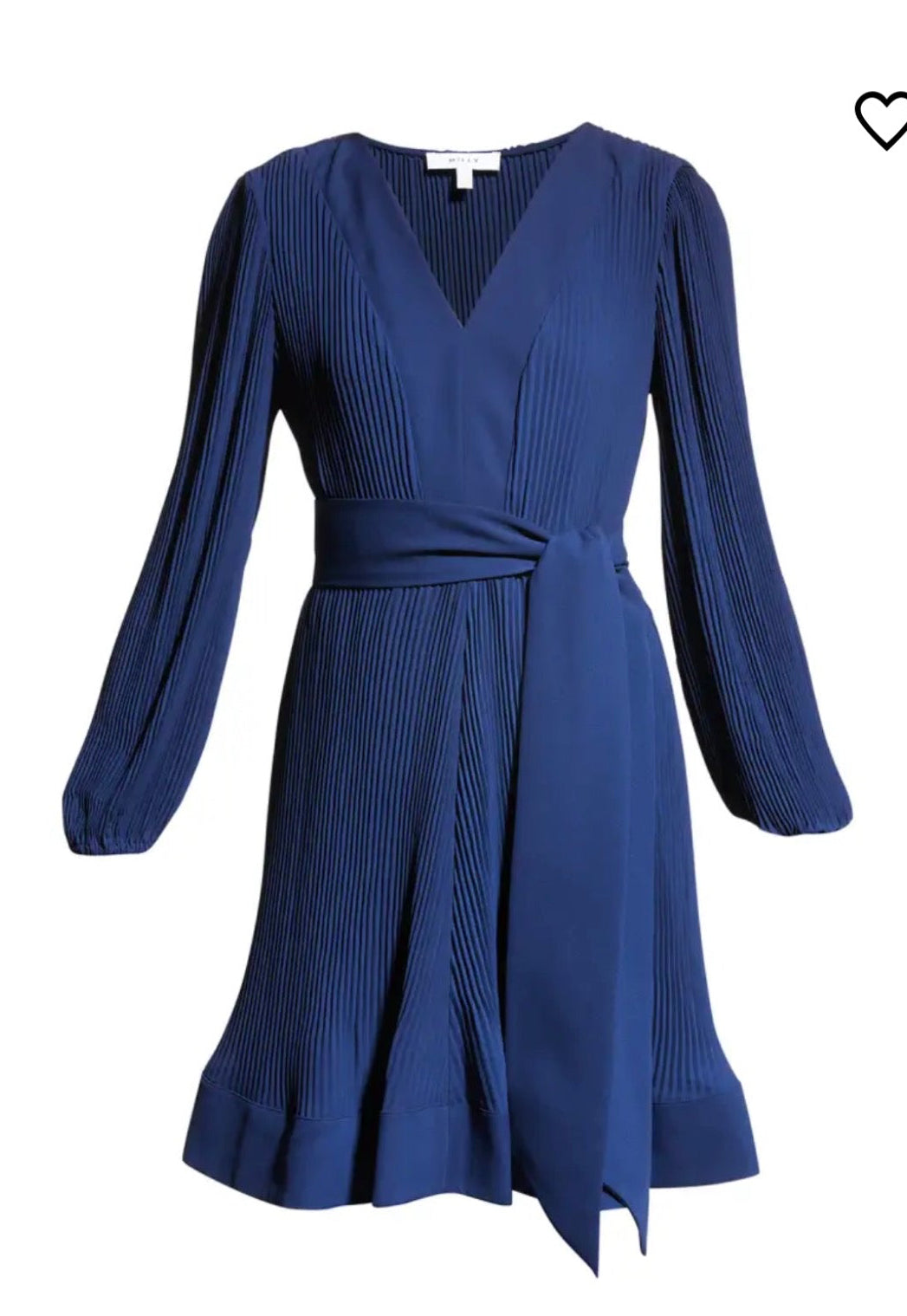 Milly Liv Pleated Dress - size 8 (Kim Chappell)