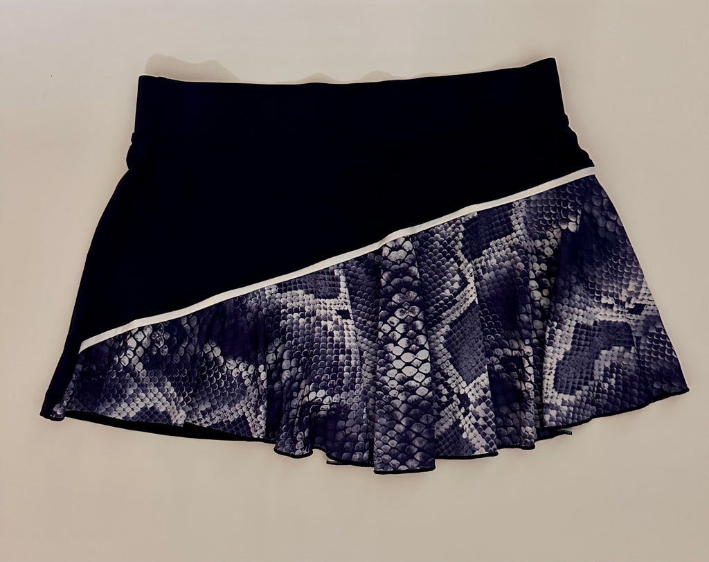SOFIBELLA TENNIS SKIRT (small) navy/white