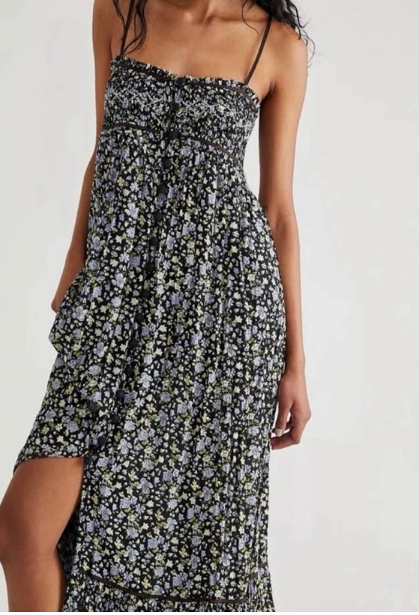 Free People Molly Joe Midi Dress Small