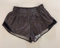LULULEMON HOTTY HOT SHORTS (size says 4, but measures size 2) - heather gray