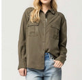 Free People Off Campus Shirt - size medium