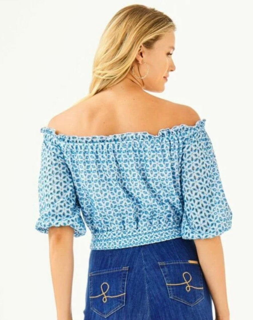 Lilly Pulitzer Leigh Crop Top NWT - size medium