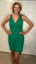 Louna Size Medium Sleeveless Wrap Dress