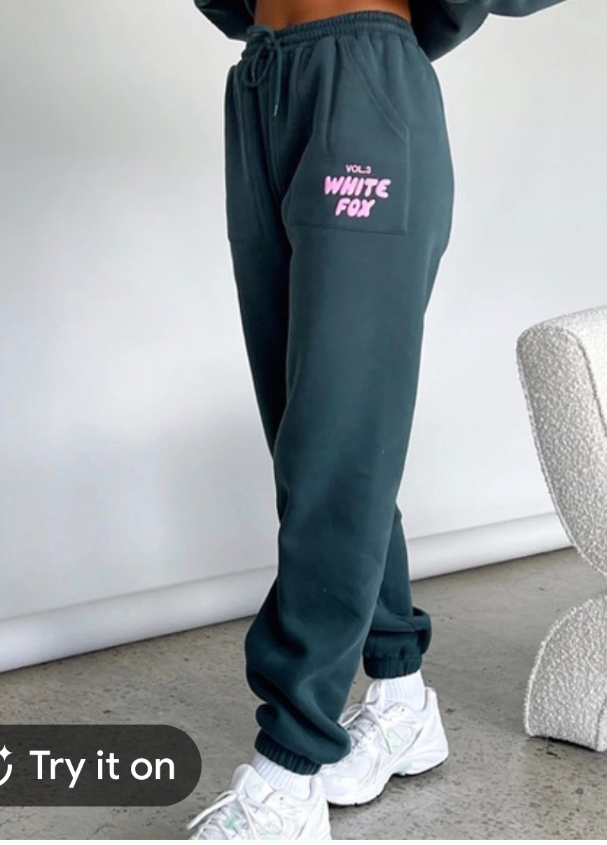 White Fox Sweatpants NWT - size XS