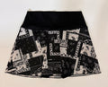 LACOA TENNIS SKIRT (medium) bandana black/white