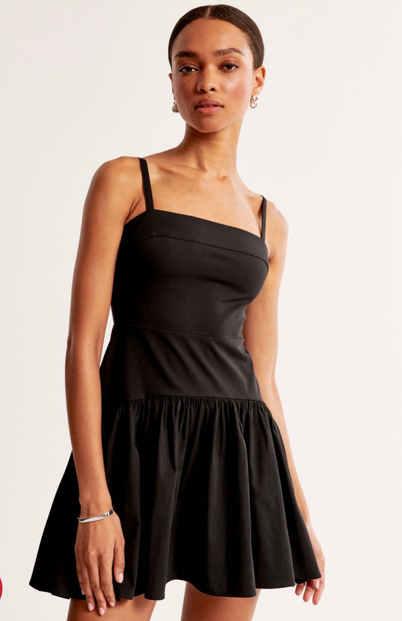 Abercrombie & Fitch Drop Waist Mini Dress - size medium