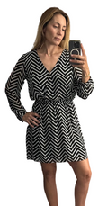 Express Faux Wrap Dress- size Medium