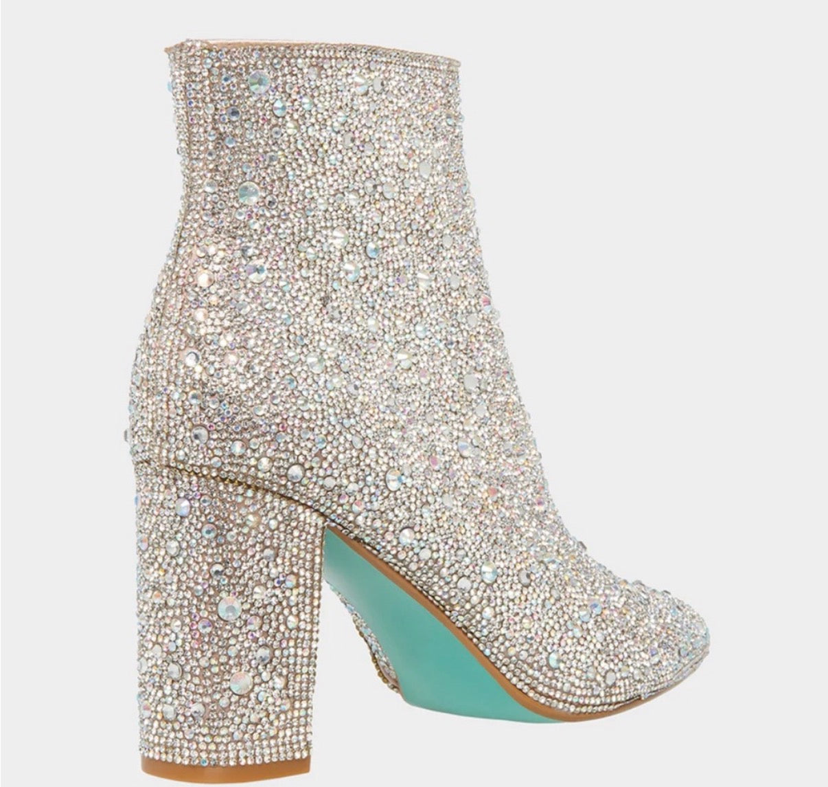 Betsy Johnson SB Cady Rhinestone Booties NEW - size 7.5