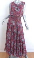 MISA Los Angeles Hollen Floral Print Chiffon Maxi Dress - size XS (REED Charitable Foundation)