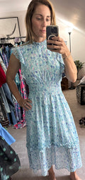 KOKO + MASON RUFFLE DRESS (medium/large)