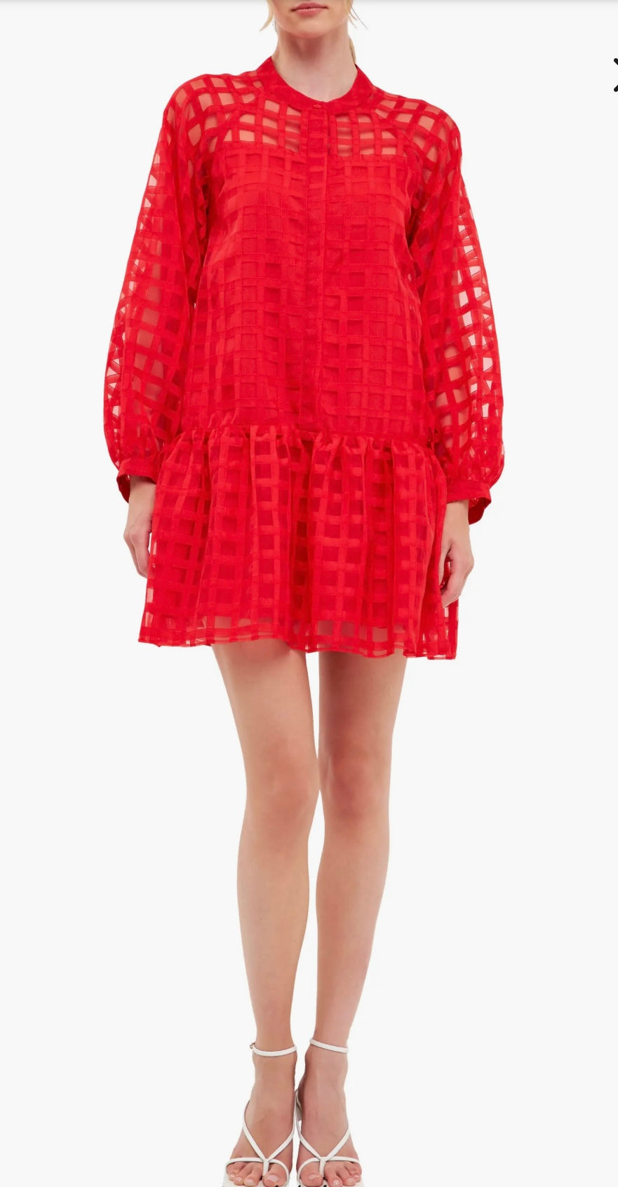 English Factory Long Sleeve Dress