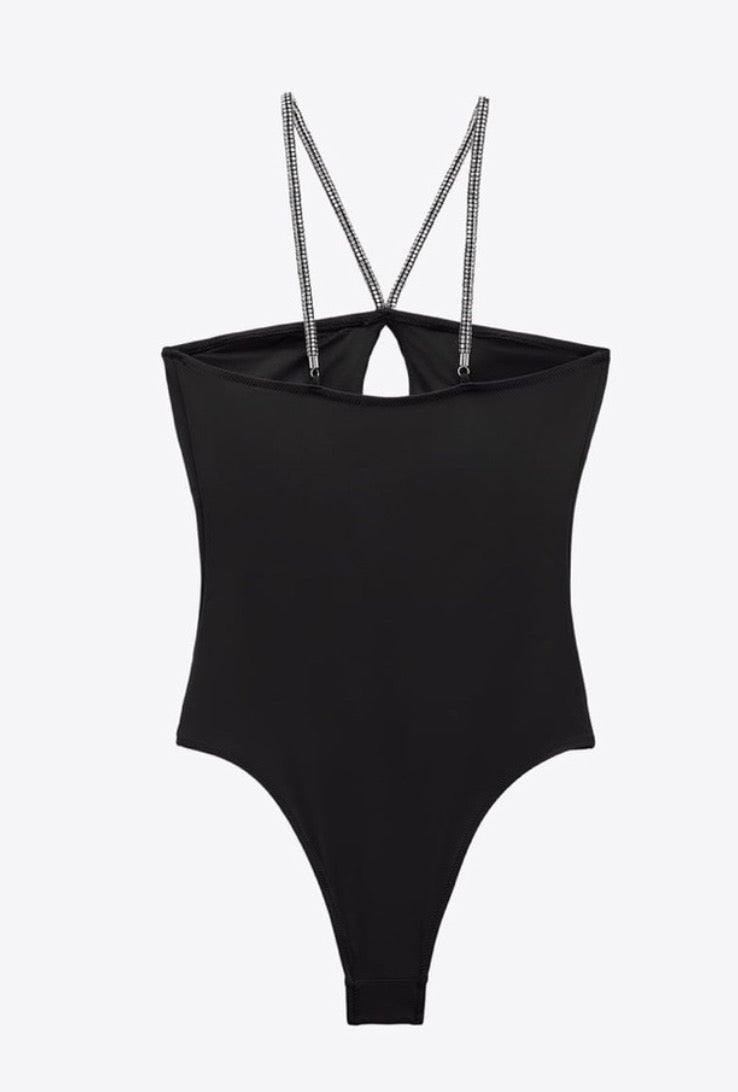 Zara Swim Jewel Cutout One Piece Swimsuit NWT - size small