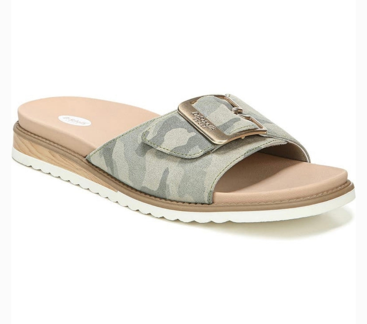 Dr. Scholls Camo Slides- size 8