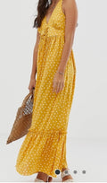 ASOS Polka Dot Halter Dress- size 2