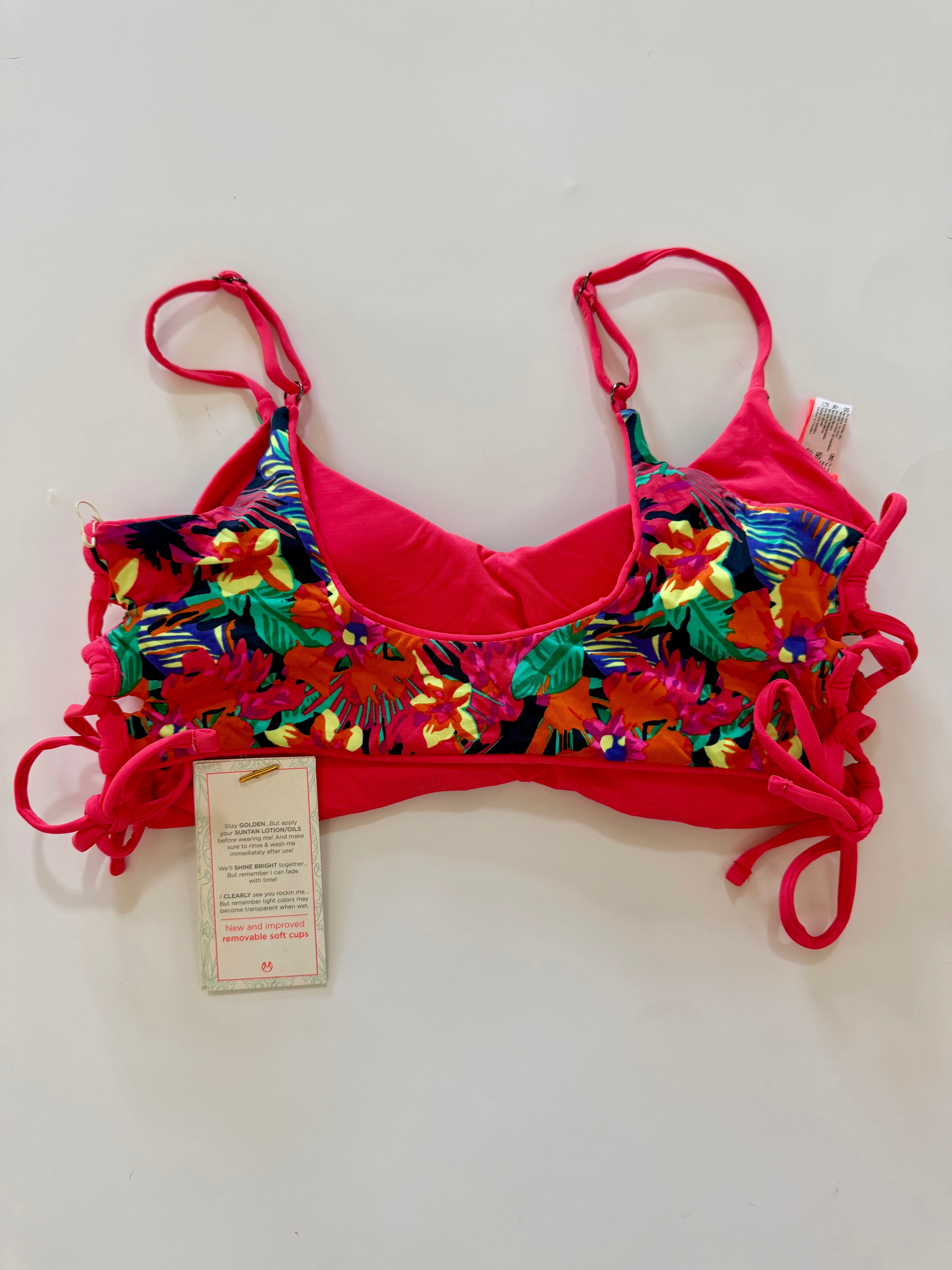 Maaji Reversible Swim Top NWT - size large
