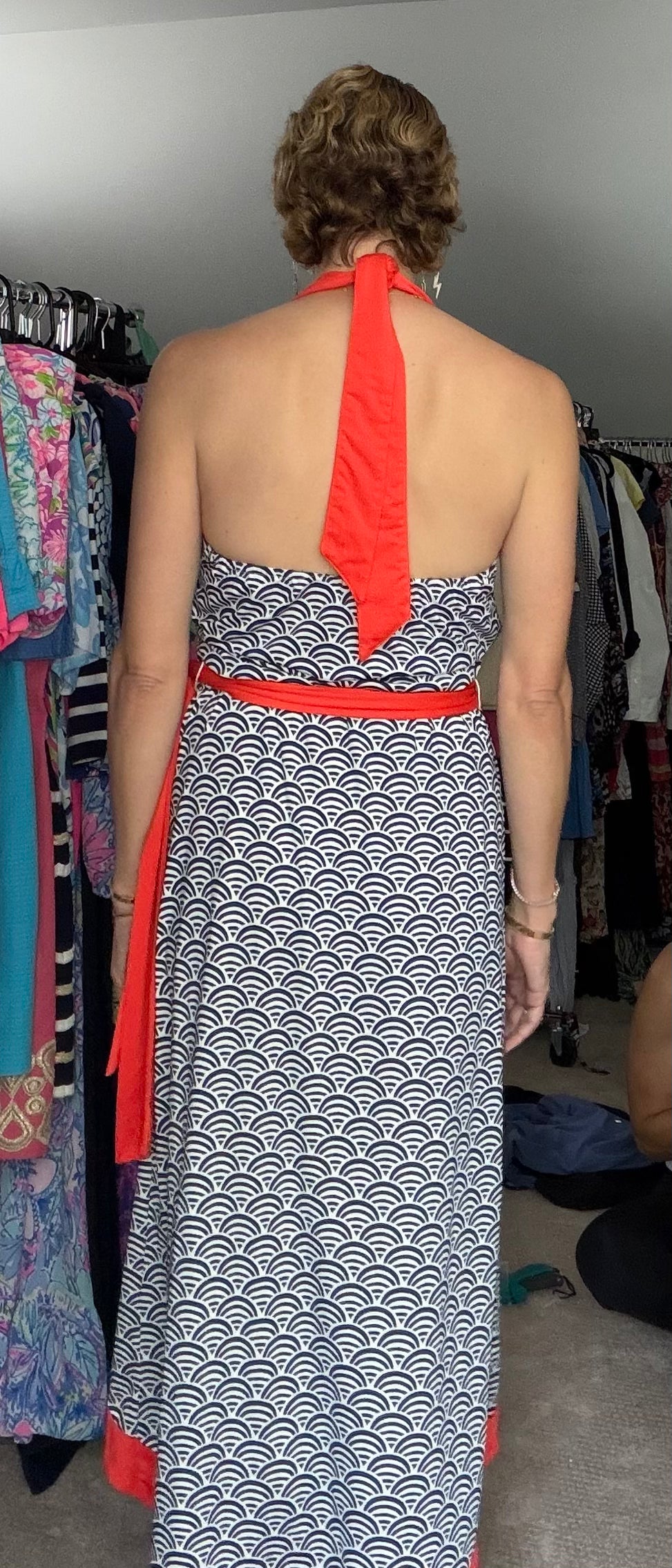 Mudpie Halter Dress- size small