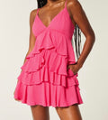 Hollister Ruffle Mini Dress- size small
