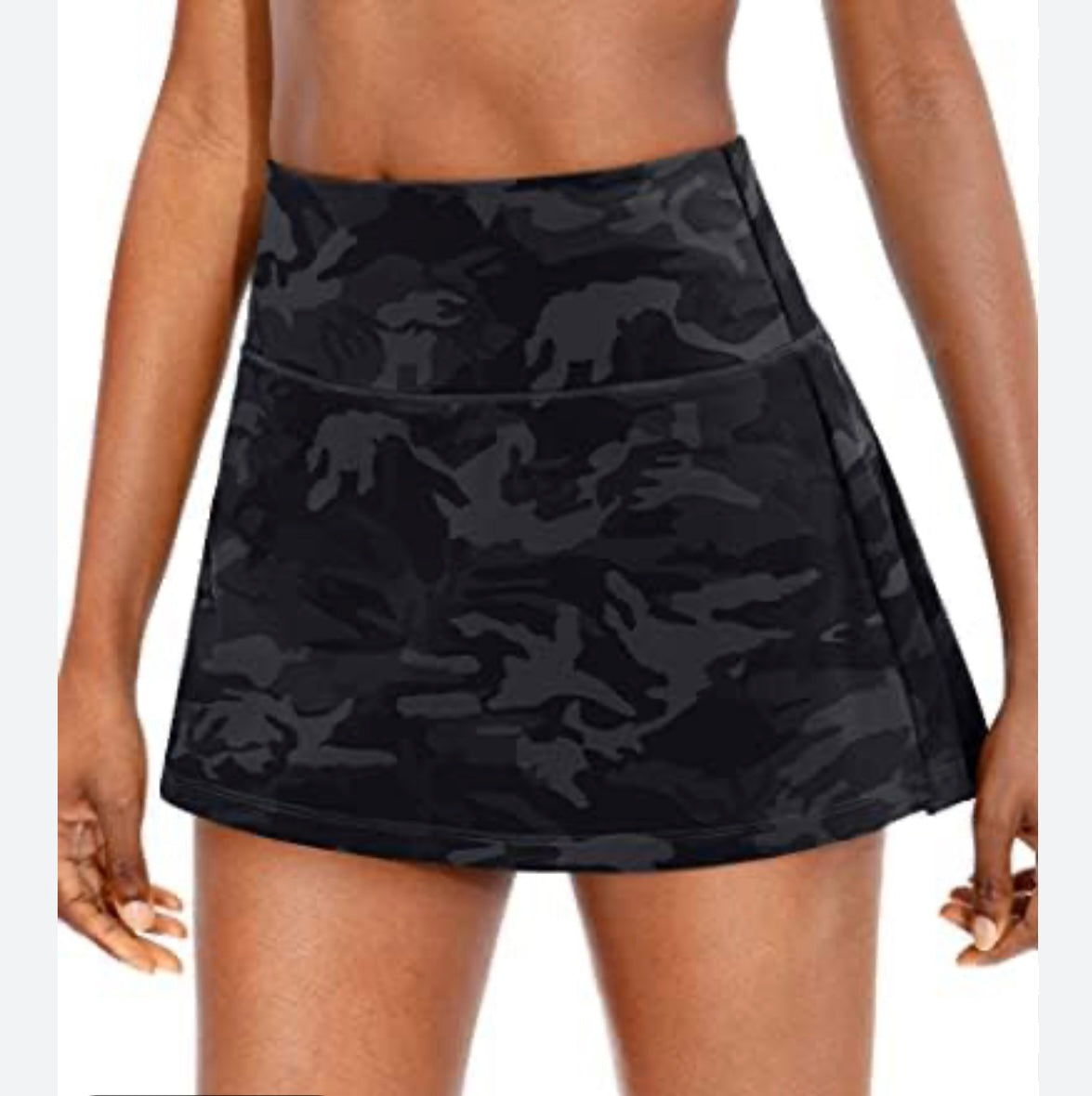 SOOTHFEEL TENNIS SKIRT (small) black camo