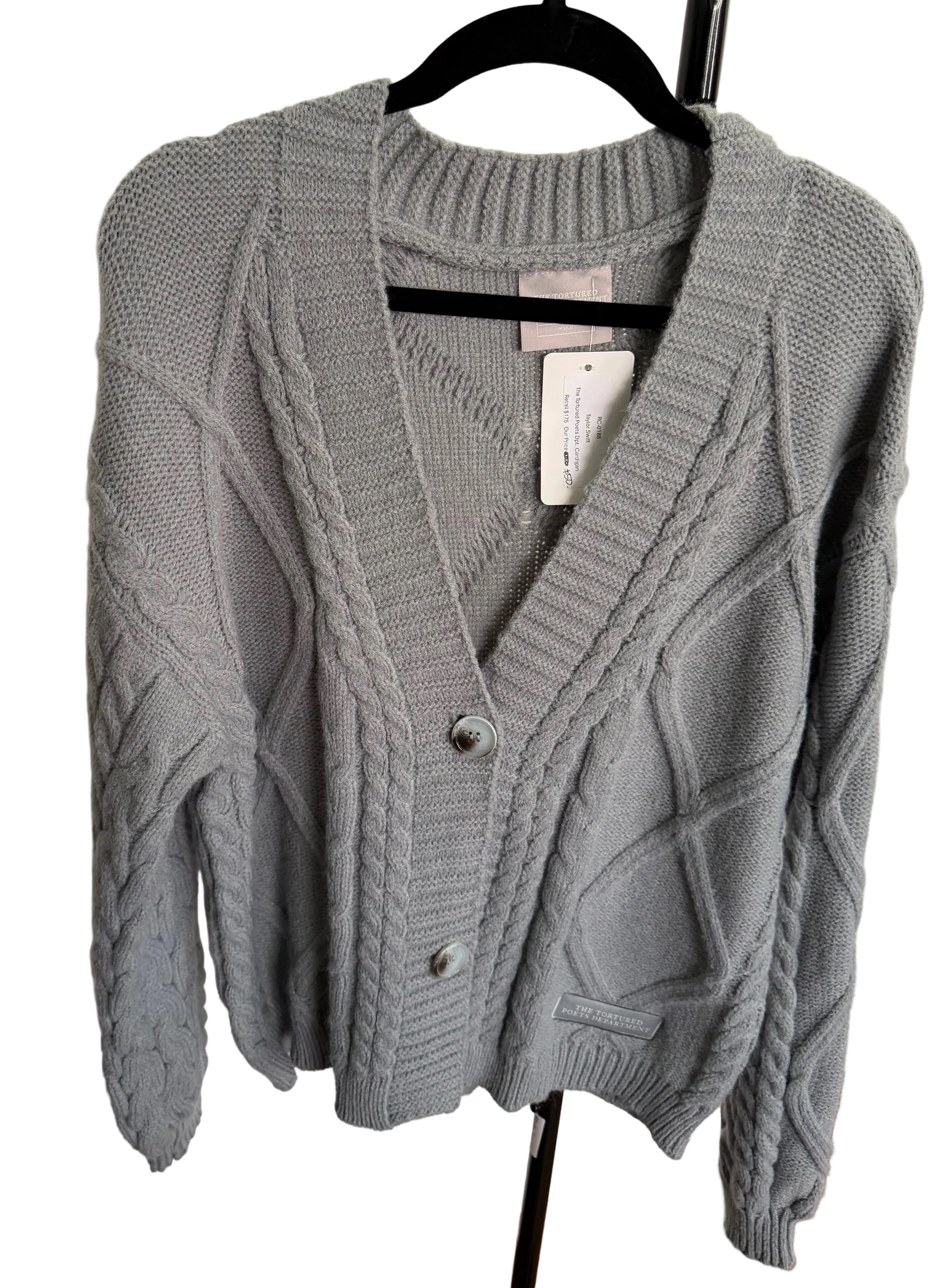 Taylor Swift, the tortured poets department cardigan - size medium