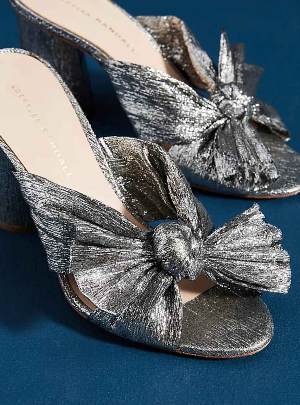 Loeffler Randall Penny Knotted Heels - size 10