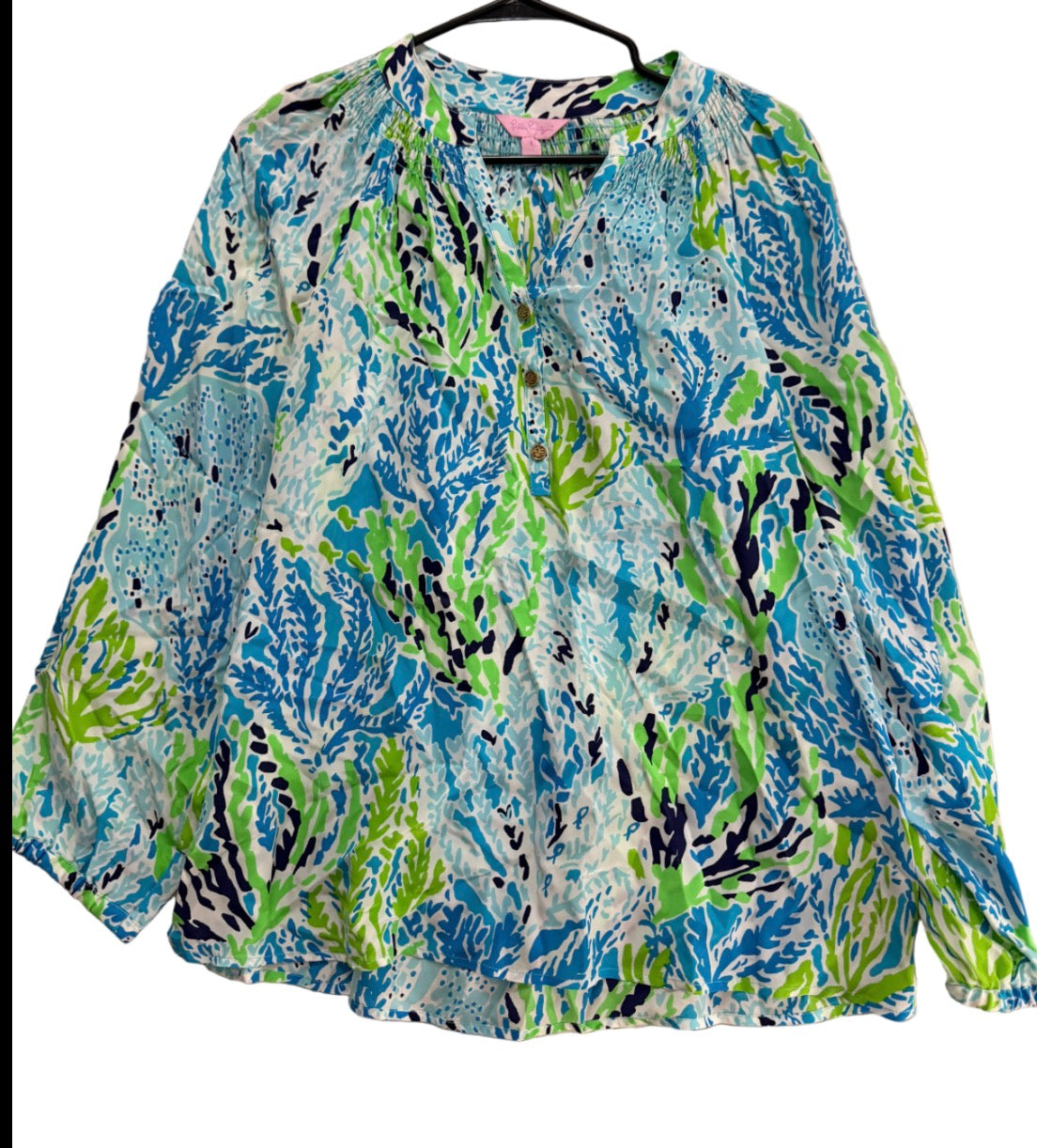 Lilly Pulitzer Elsa Silk Top - size small