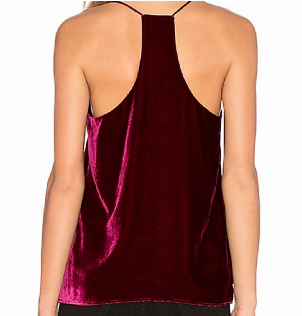 Tibi Velvet Camisole - size small
