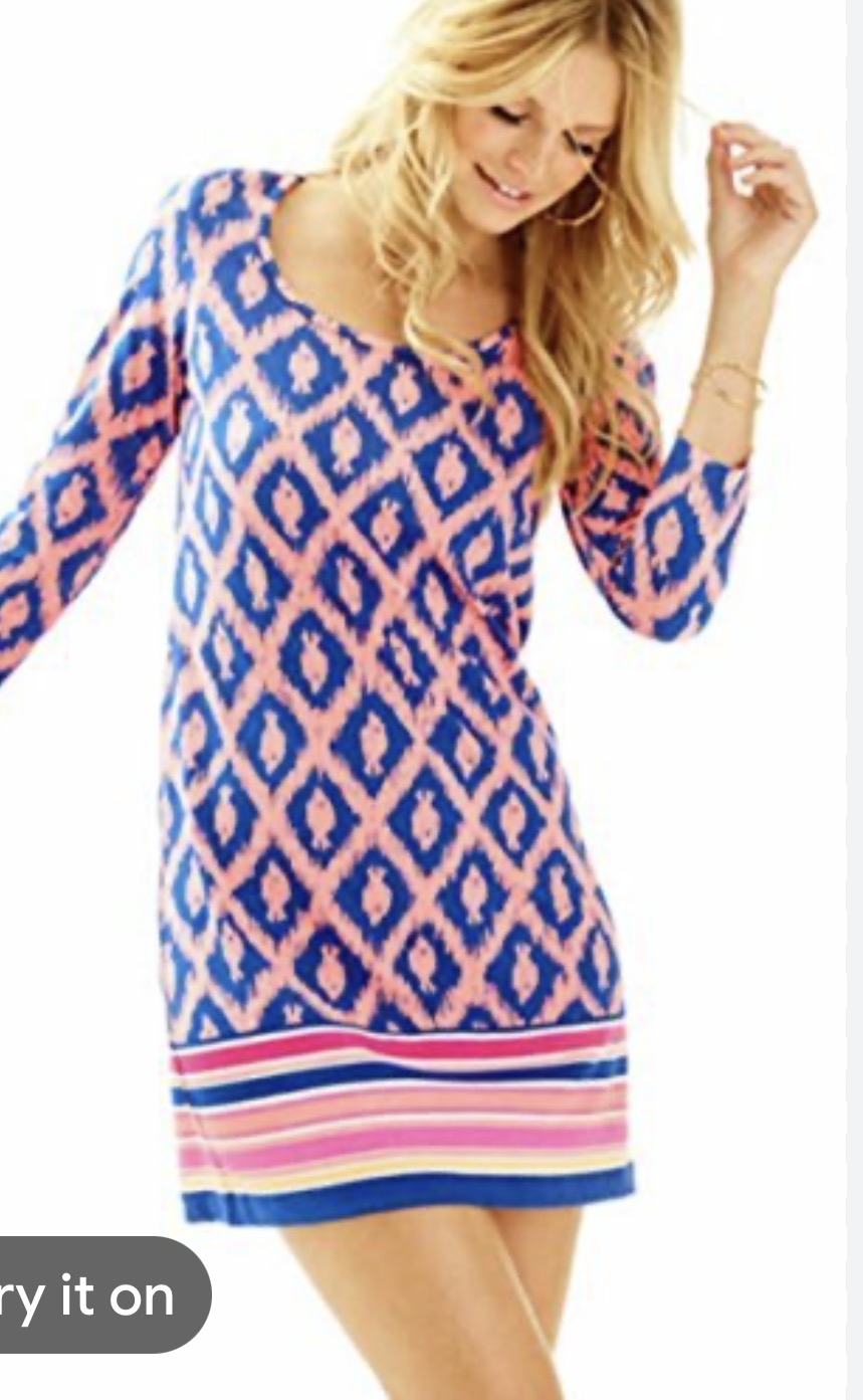 Lilly Pulitzer Beacon T Shirt Dress - size small