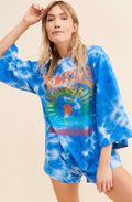 Farm Rio Radish Tie Dye Romper - size large