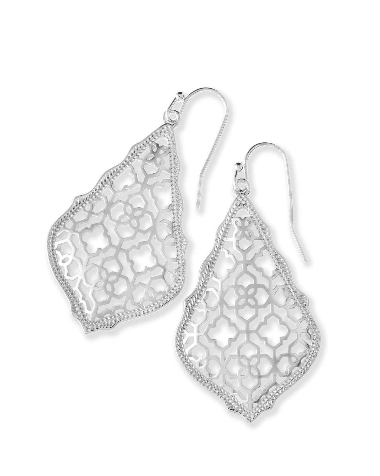 Kendra Scott Addie Silver Drop Earrings