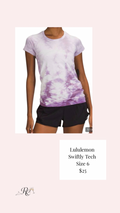 Lululemon Swiftly Tech Tee - size 6