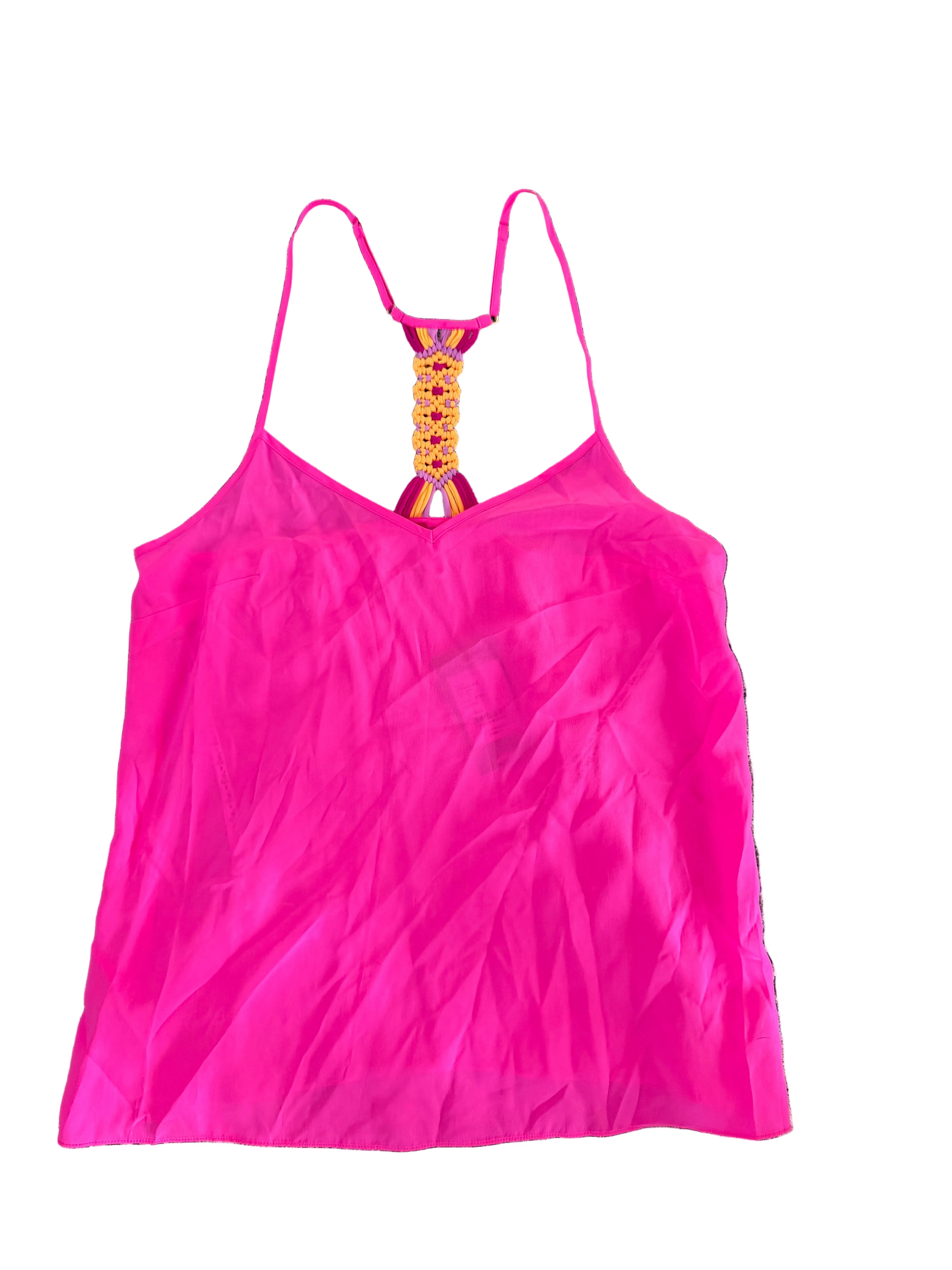 Lilly Pulitzer Dusk Silk Tank w/ Braided Back NWT - size small