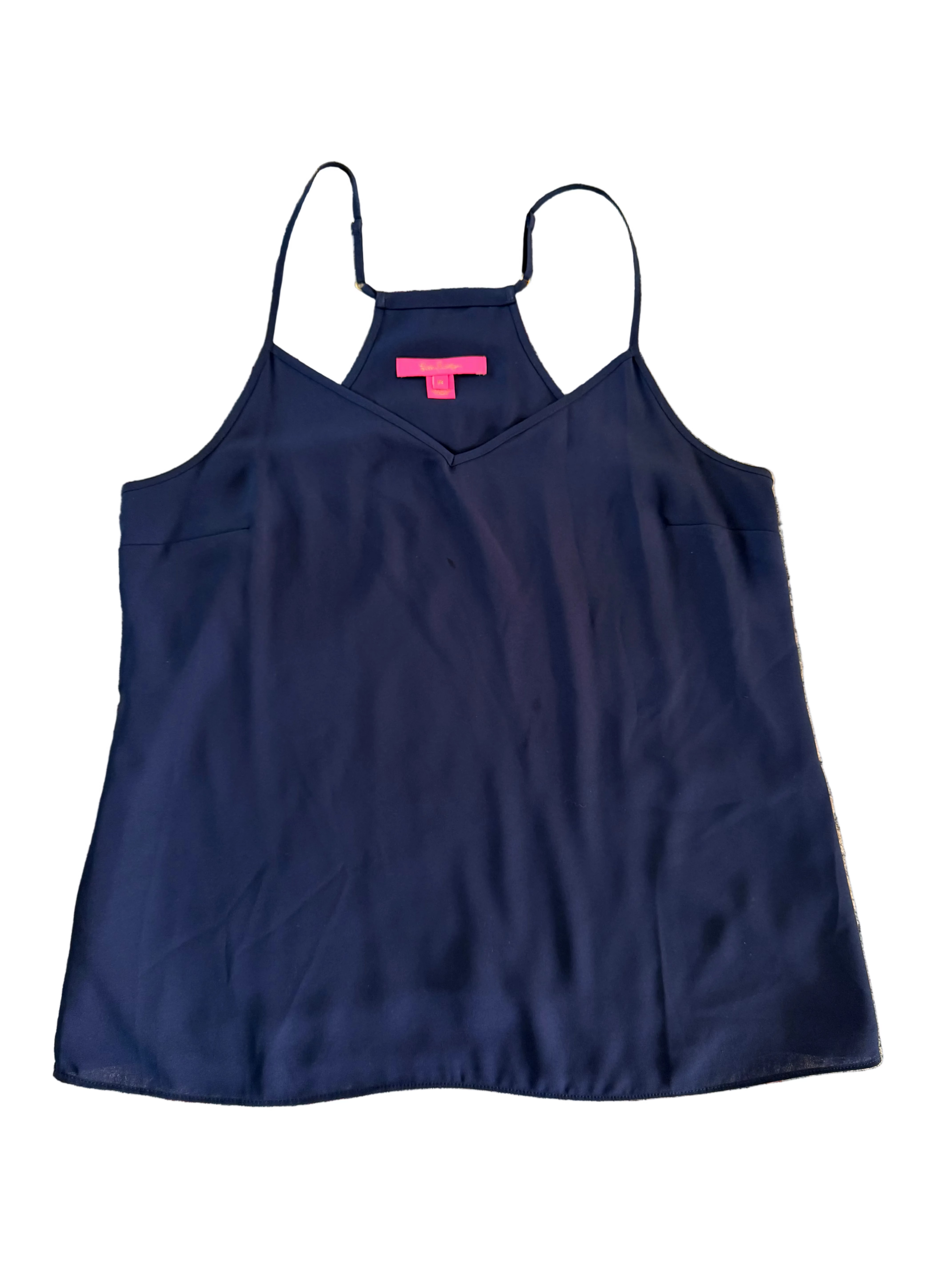 Lilly Pulitzer Dusk Tank Double Lined - size medium - navy