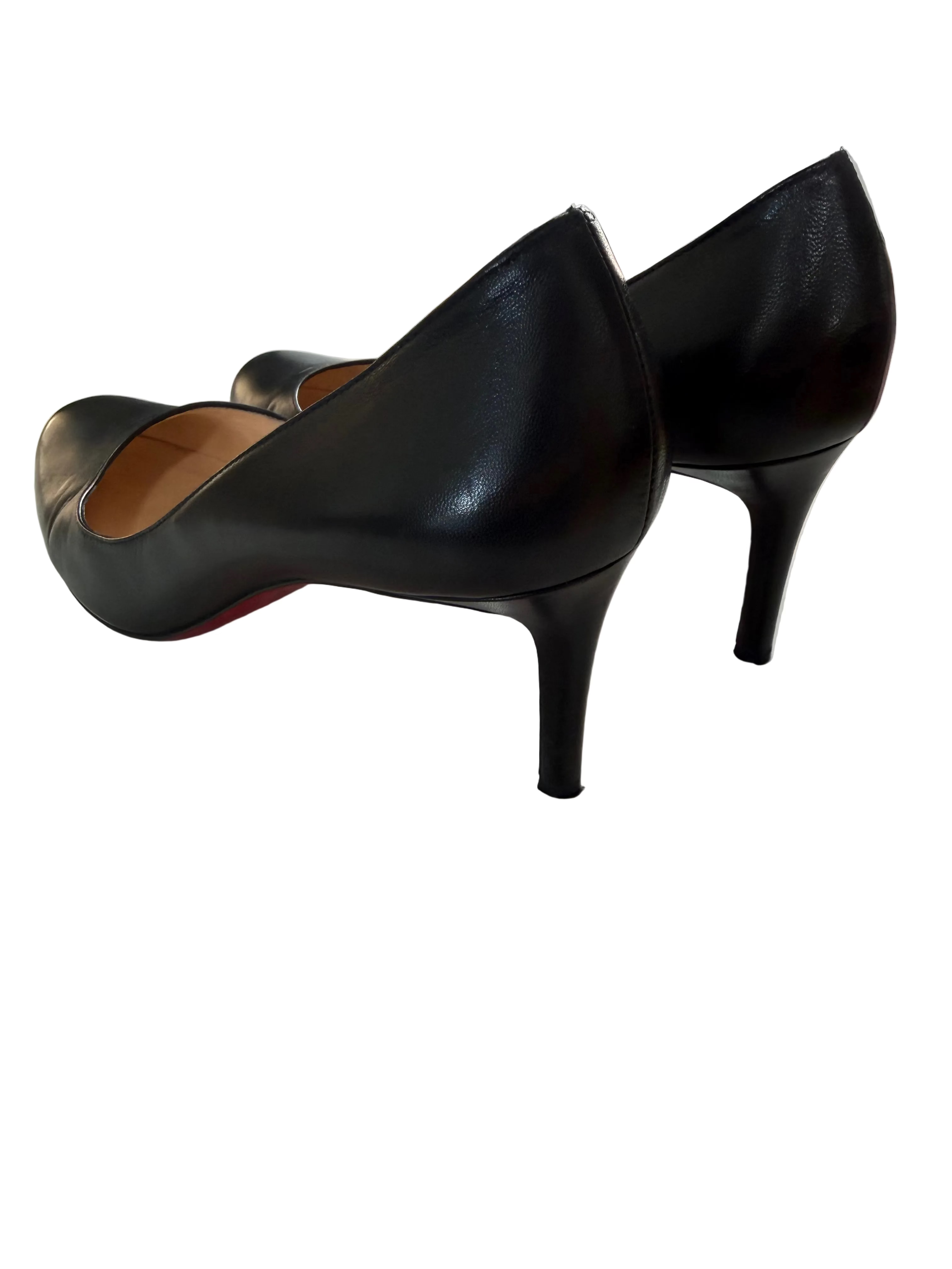 Christian Louboutin Matte Black Pumps - size 41 1/2 (US 11-11.5) 3" heel