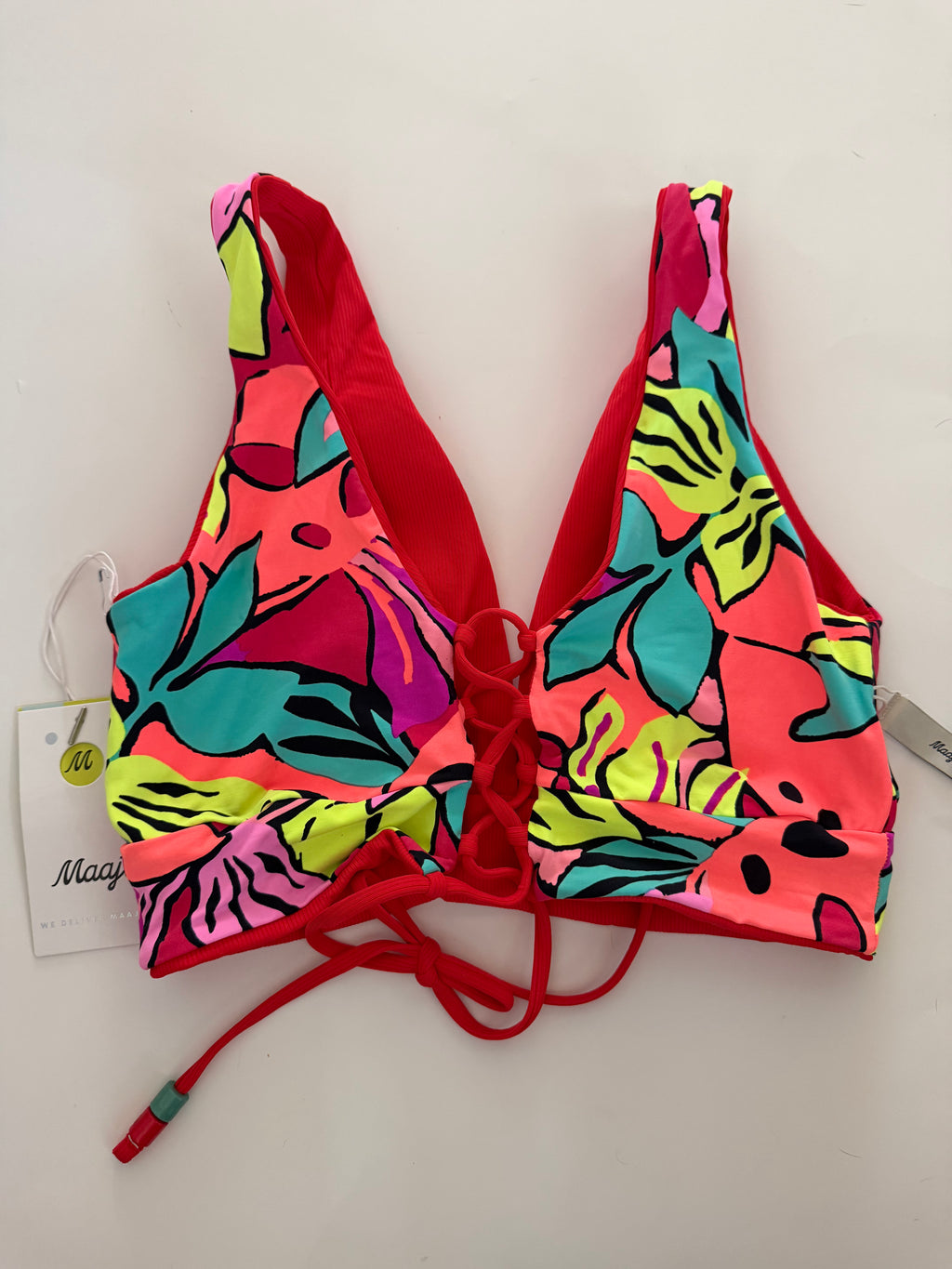 Maaji Reversible Swim Top NWT - size L